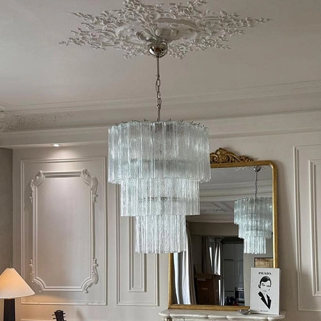 Люстра Murano Tube 48 White